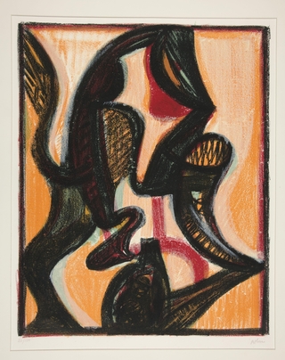 Composition, Jean Atlan, 1956, Turkey. Yale University Art Gallery