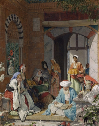 “And the Prayer of Faith Shall Save the Sick” (Cairo), John Frederick Lewis, London, 1972. Yale Center for British Art